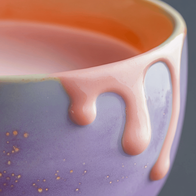 a brightly glazed ceramic bowl