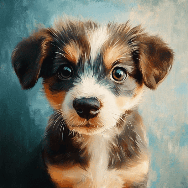 a cute puppy