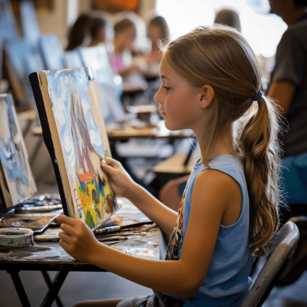 a ceramics class